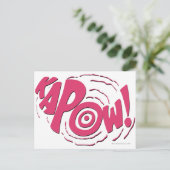 CARTE POSTALE KAPOW ! (Debout devant)