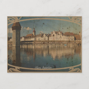 Carte Postale Kappelbruecke, Luzern
