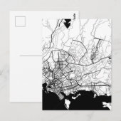 Carte Postale Karachi Pakistan Map (Devant / Derrière)