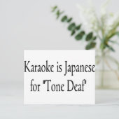 Carte Postale Karaoke (Debout devant)