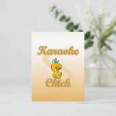 Carte Postale Karaoke Chick (Debout devant)