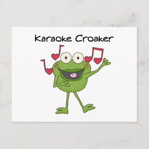 Carte Postale Karaoke Croaker