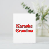 Carte Postale Karaoke Grandma (Debout devant)