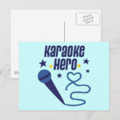 Carte Postale Karaoke Hero (Devant / Derrière)