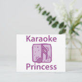 Carte Postale Karaoke Princess (Debout devant)