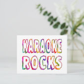 Carte Postale Karaoke Rocks (Debout devant)