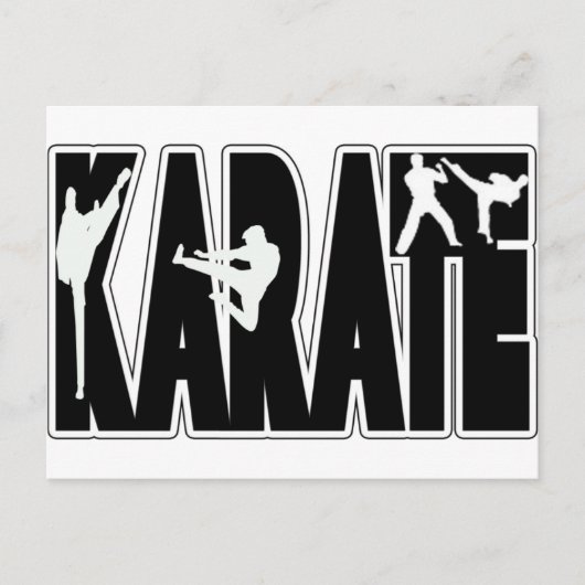 CARTE POSTALE KARATE (Devant)