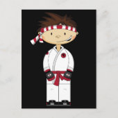 Carte postale Karate Boy (Devant)