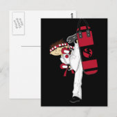 Carte postale Karate Boy (Devant / Derrière)