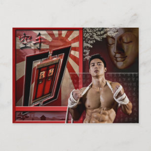 Carte postale Karate Briefkaart