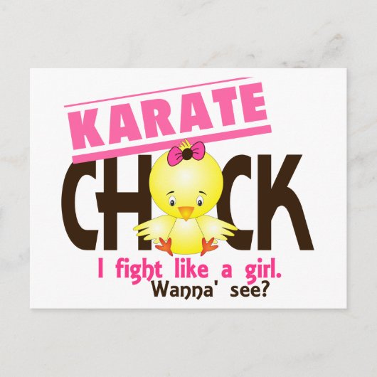 Carte Postale Karate Chick 1 (Devant)