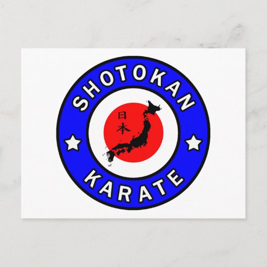 Carte Postale Karaté de Shotokan (Devant)