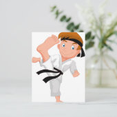 CARTE POSTALE KARATE GARY (Debout devant)