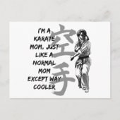 Carte Postale Karate Maman (Devant)
