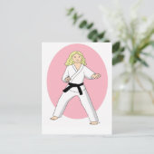Carte Postale Karate Princess (Debout devant)