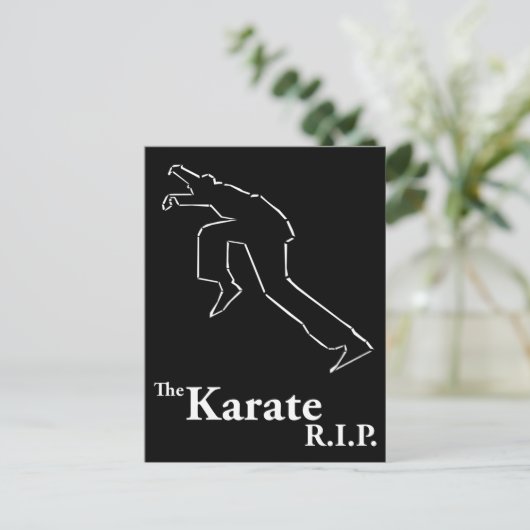 Carte Postale Karaté R.I.P. (Debout devant)