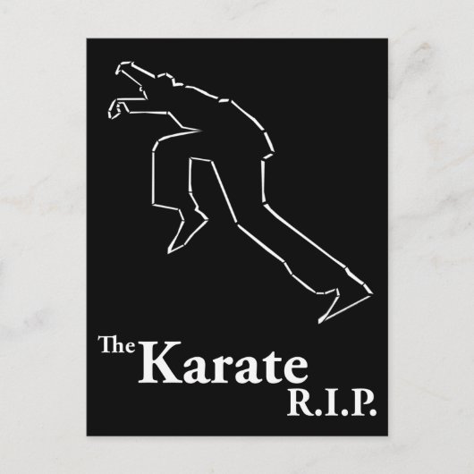 Carte Postale Karaté R.I.P. (Devant)