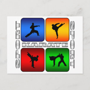 Carte Postale Karate spectaculaire