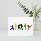 Carte Postale Karate Taekwando MIXED MARTIAL ART Arts martiaux M (Debout devant)