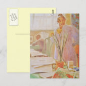 Carte Postale Karin dans le Studio (Devant / Derrière)