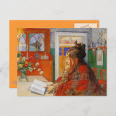 Carte Postale Karin Reading (Devant / Derrière)