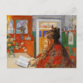 Carte Postale Karin Reading dans la soirée (Devant)