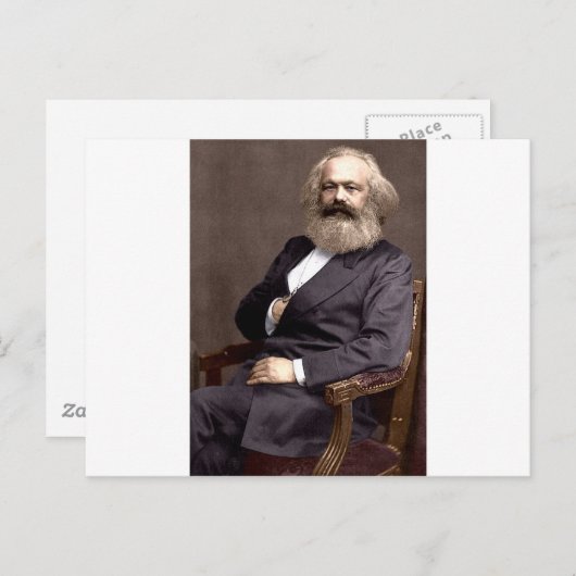 Carte Postale Karl Marx (Devant / Derrière)