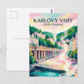 Carte Postale Karlovy Vary République tchèque (Devant / Derrière)