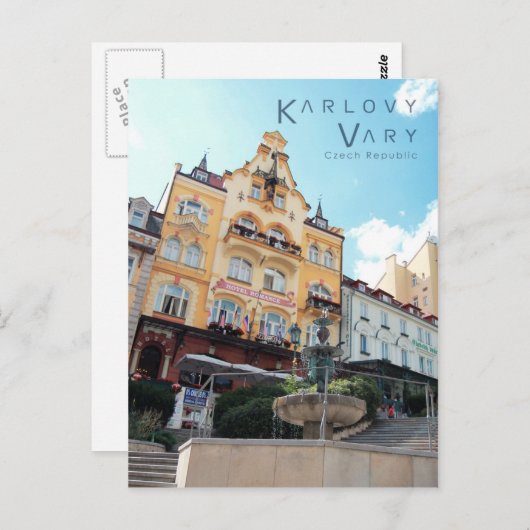 Carte Postale Karlovy Vary, Tchèque Photo (Devant / Derrière)
