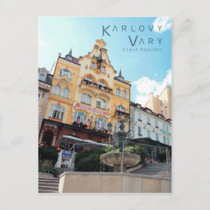 Carte Postale Karlovy Vary, Tchèque Photo