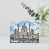 Carte Postale Karlskirche à Vienne, Autriche (Debout devant)