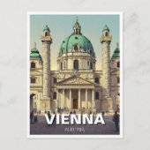 Carte Postale Karlskirche Karlsplatz Vienne Autriche Voyage (Devant)