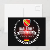 Carte Postale Karlsruhe (Devant / Derrière)
