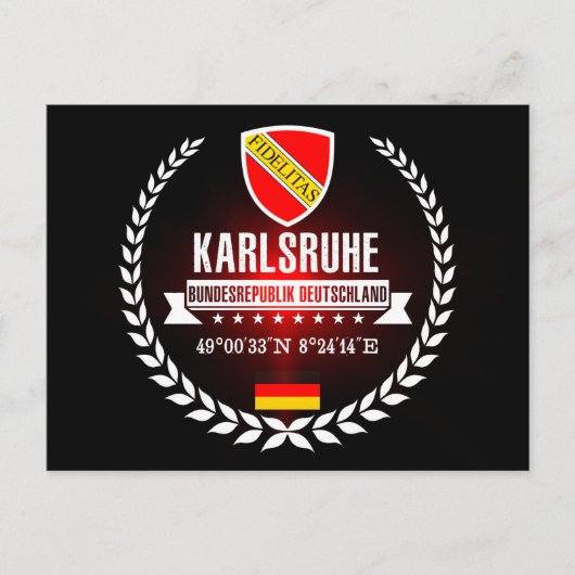 Carte Postale Karlsruhe (Devant)
