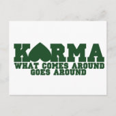 Carte Postale Karma (Devant)