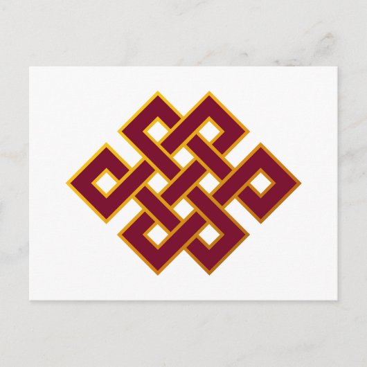 Carte Postale Karma... noeud sans fin ou noeud éternel (Devant)