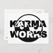 Carte Postale Karma Works (Devant / Derrière)