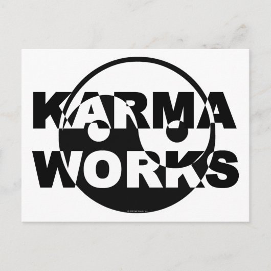 Carte Postale Karma Works (Devant)