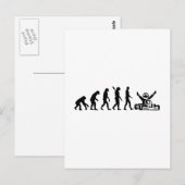 Carte Postale Kart de l'évolution (Devant / Derrière)