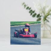 Carte Postale Kart Racing (Debout devant)