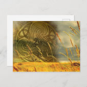 Carte Postale Karte celtic Triskele (Devant / Derrière)