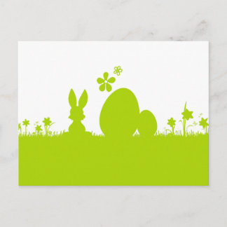 Carte Postale Karte Ostern Osterhase Ostéréi