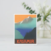 Carte Postale Kashmir Inde voyage vintage (Debout devant)