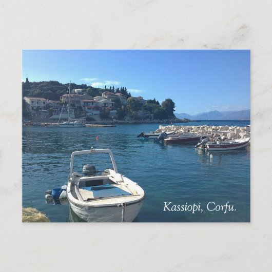 Carte Postale Kassiopi, Corfou. (Devant)