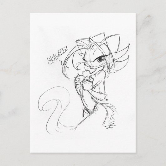 Carte Postale Kat Squeeze (Devant)