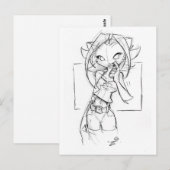 Carte Postale Kat Tooth Pick (Devant / Derrière)