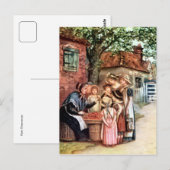 Carte Postale Kate Greenaway : La femme cerise (Devant / Derrière)