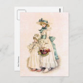 Carte Postale Kate Greenaway : Soeurs (Devant / Derrière)