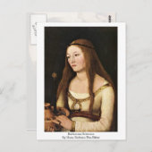 Carte Postale Katharina Schwarz Par Hans Holbein L'Ancien (Devant / Derrière)