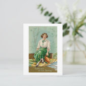Carte Postale Kathleen au printemps (Debout devant)